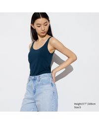 Uniqlo - Polyester airism bh-tanktop - Lyst
