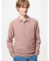 Uniqlo - Soufflé Yarn Polo Jumper - Lyst