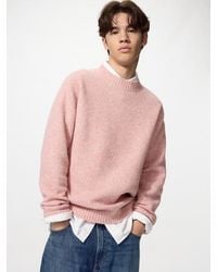 Uniqlo - Soufflé Yarn Crew Neck Jumper - Lyst