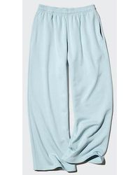 Uniqlo - Wide Sweat Trousers - Lyst