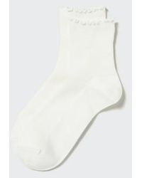 Uniqlo - Heattech Socks (Crew Frill) - Lyst