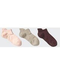 Uniqlo - Short Socks (Sports, 3 Pairs) - Lyst
