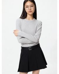 Uniqlo - Soft Ribbed T-Shirt (Long Sleeve) - Lyst