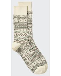 Uniqlo - Heattech Socks (Fair Isle) - Lyst