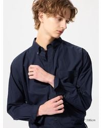 Uniqlo - Camisa Algodón Extrafino Textura - Lyst