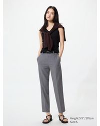 Uniqlo - Smart Ankle Trousers (Longer) - Lyst