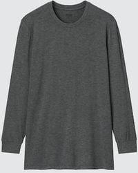 Uniqlo - Heattech Crew Neck T-Shirt (Long Sleeve) - Lyst
