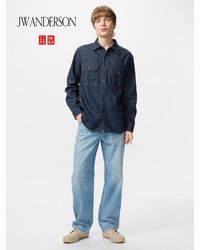 Uniqlo - Straight Jeans (Longer) - Lyst