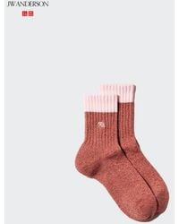 Uniqlo - Heattech Half Socks (Colour Block) - Lyst
