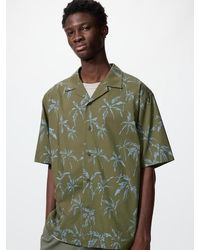 Uniqlo - Open Collar Shirt (Short Sleeve, Printed) - Lyst