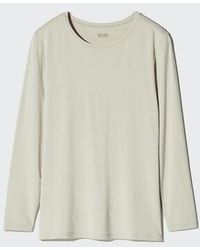 Uniqlo - Heattech Crew Neck T-Shirt - Lyst