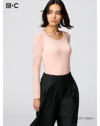 Uniqlo - Maglia Termica Heattech Extra Caldo Misto Cashmere Scollo Tondo - Lyst