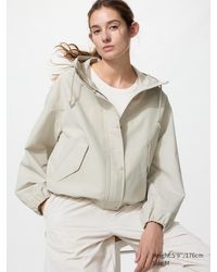 Uniqlo - Cotton Blend Short Parka - Lyst