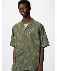 Uniqlo - Open Collar Shirt (Short Sleeve, Printed) - Lyst