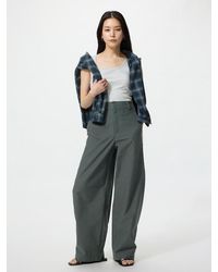 Uniqlo - Jersey Barrel Leg Trousers - Lyst