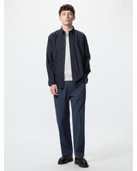 Uniqlo - Stretch Easy Ankle Trousers (Seersucker) - Lyst