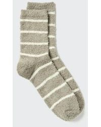 Uniqlo - Heattech Socks (Fluffy, Striped) - Lyst