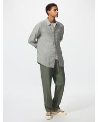 Uniqlo - Linen Blend Relaxed Trousers - Lyst