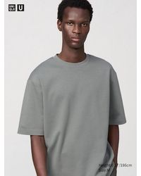 Uniqlo - Airism Camiseta Algodón Oversize Cuello Redondo - Lyst