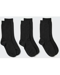 Uniqlo - Socks (3 Pairs) - Lyst
