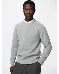 Uniqlo - Milano Strickpullover (Maschinenwaschbar, Gerippt, Rundhals) - Lyst