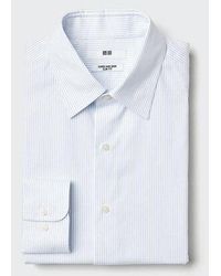 Uniqlo - Super Non-Iron Slim Fit Shirt (Regular Collar, Stripe) - Lyst