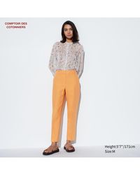 Uniqlo - Leinen hose in 7/8-länge (tapered fit) - Lyst