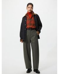 Uniqlo - Brushed Jersey Barrel Leg Trousers - Lyst