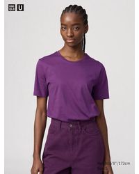 Uniqlo - Camiseta 100% Algodón Supima Cuello Redondo - Lyst