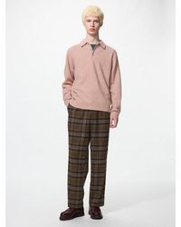 Uniqlo - Flannel Easy Ankle Trousers (Checked) - Lyst