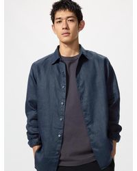 Uniqlo - 100% Premium Linen Shirt - Lyst