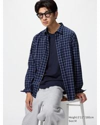 Uniqlo - Broadcloth Regular Fit Shirt (Regular Collar, Check) - Lyst