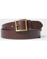 Uniqlo - Italian Leather Garrison Belt - Lyst