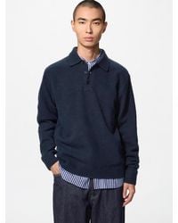Uniqlo - Soufflé Yarn Polo Jumper - Lyst