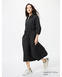 Uniqlo - Vestito Nylon Maniche A 3/4 - Lyst