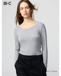Uniqlo - Maglia Termica Heattech Extra Caldo Misto Cashmere Scollo Tondo - Lyst