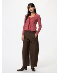 Uniqlo - Jersey Barrel Leg Trousers - Lyst
