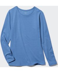 Uniqlo - HEATTECH Extracálido Camiseta Algodón Térmica Cuello Redondo - Lyst