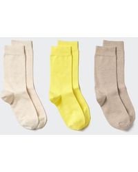 Uniqlo - Socks (3 Pairs) - Lyst