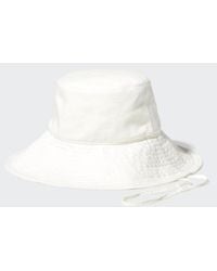 Uniqlo - Uv Protection Cotton Linen Wide Brim Hat - Lyst