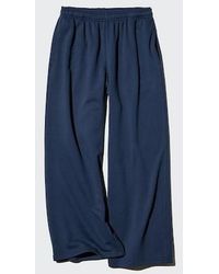 Uniqlo - Wide Sweat Trousers - Lyst