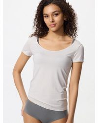 Uniqlo - Airism Scoop Neck T-Shirt - Lyst