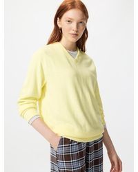Uniqlo - Ribbed Knit Fleece V Neck T-Shirt - Lyst