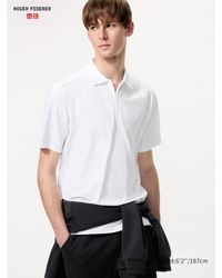 Uniqlo - Dry-Ex Half-Zip Polo Shirt - Lyst