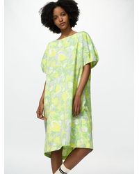 Uniqlo - Relaxed Dress (Short Sleeve, Floral) - Lyst