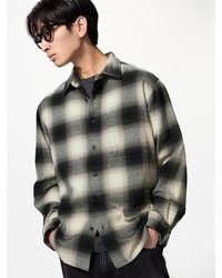 Uniqlo - Flannel Shirt (Regular Collar, Check) - Lyst