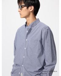 Uniqlo - Camisa Algodón Extrafino Textura - Lyst