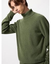 Uniqlo - 100% Lambswool Turtleneck Jumper - Lyst