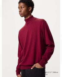 Uniqlo - 100% Merino Turtleneck Jumper - Lyst