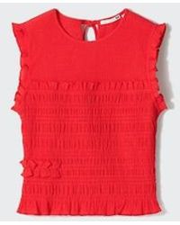 Uniqlo - Shirring T-Shirt (Sleeveless) - Lyst